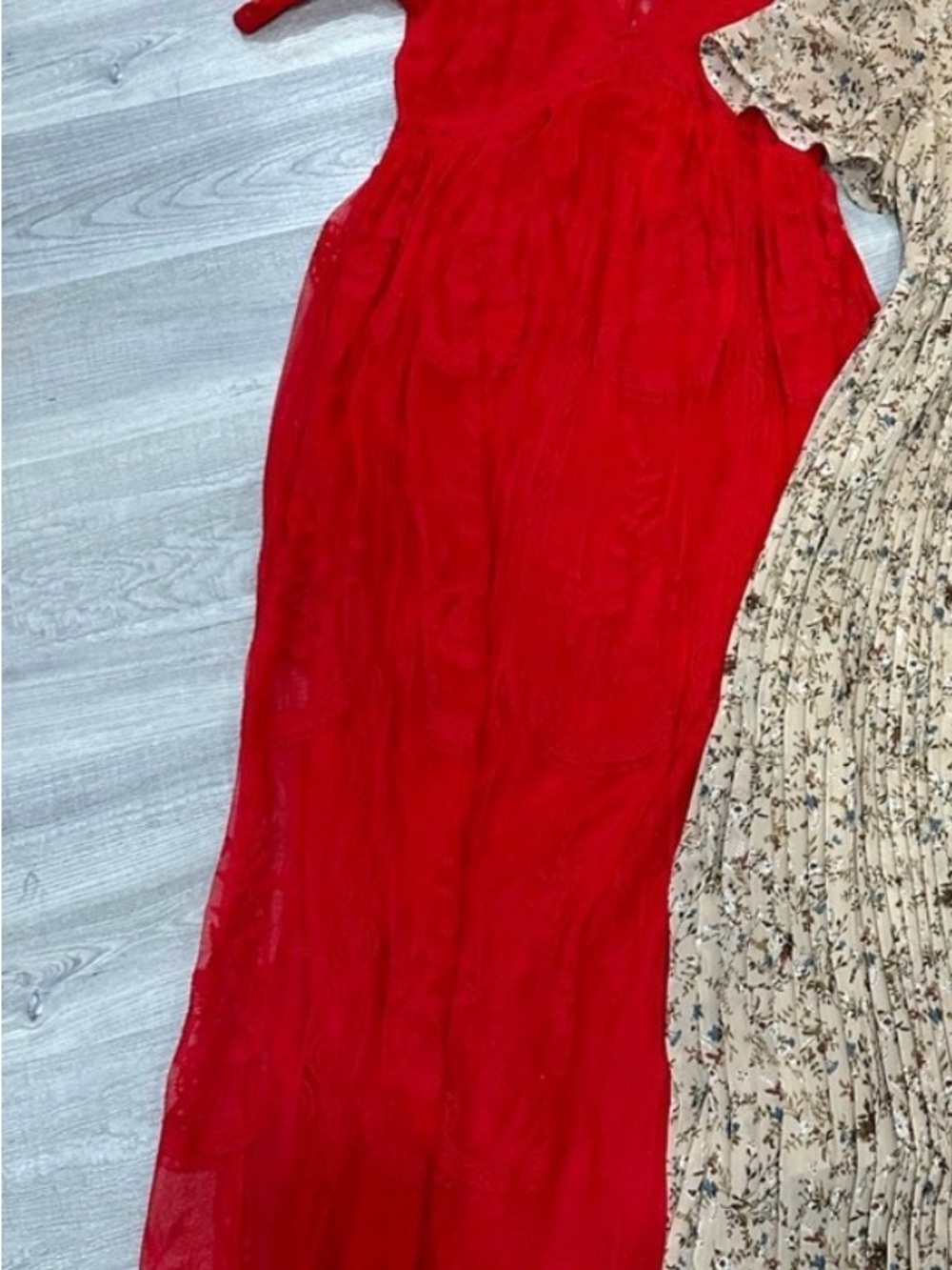 Red Women's Maxi Dress - Unbranded